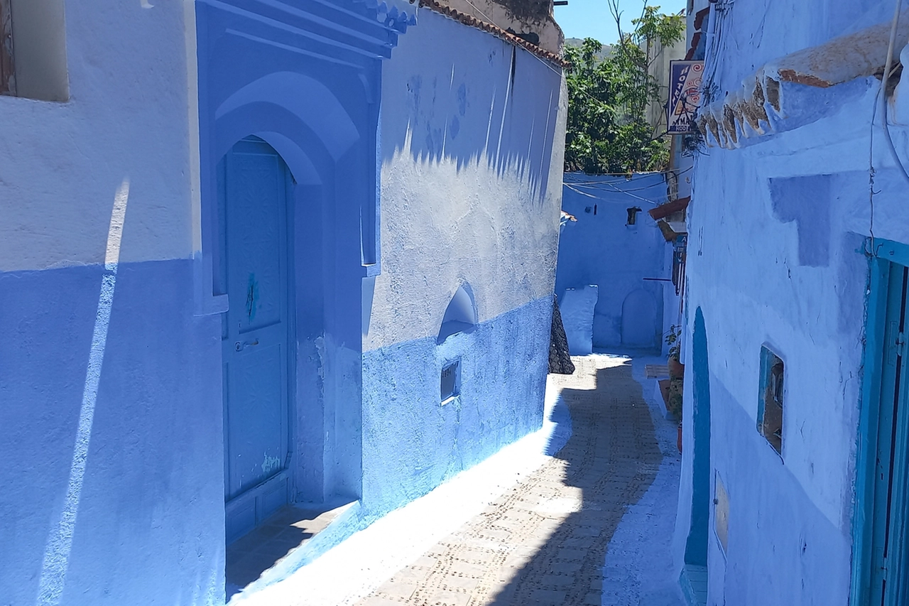 Un viottolo a Chefchaouen