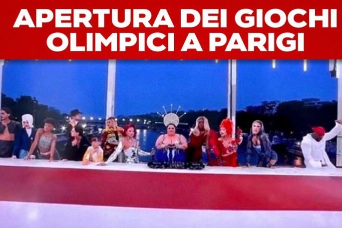 Ira di Salvini e dei vescovi francesi per la parodia in versione queer dell'Ultima Cena di Leonardo