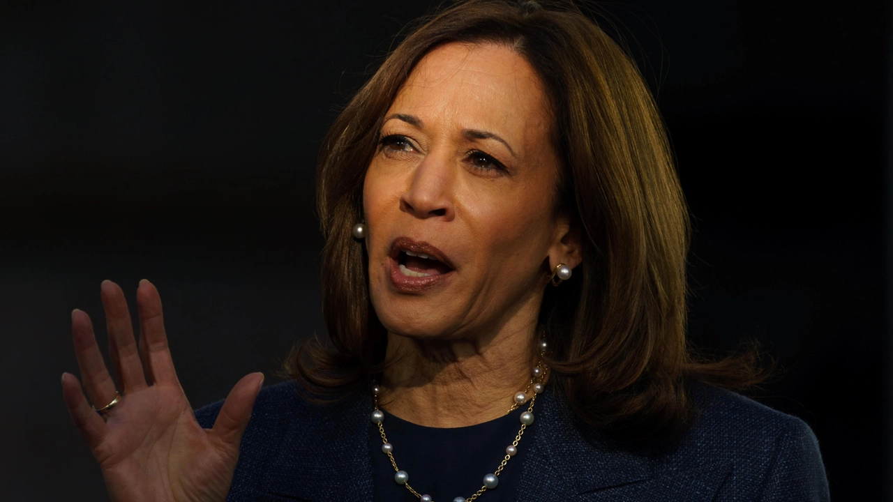 La candidata presidente Kamala Harris