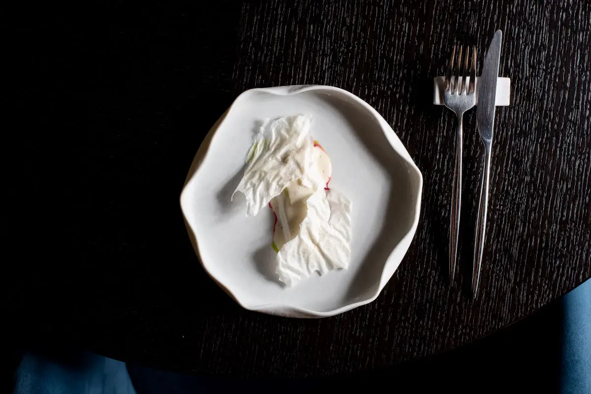 Seppia alla veneziana e tartufo bianco d'Alba