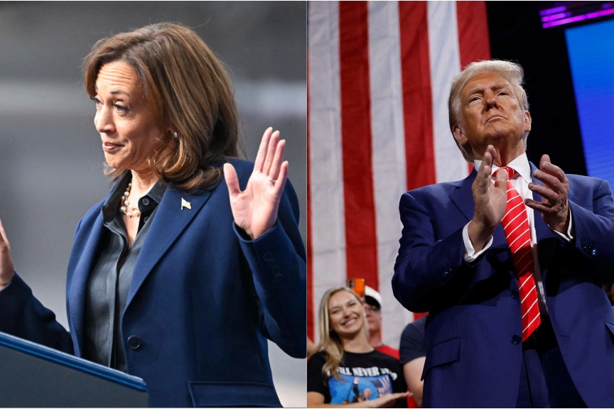 Kamala Harris e Donald Trump