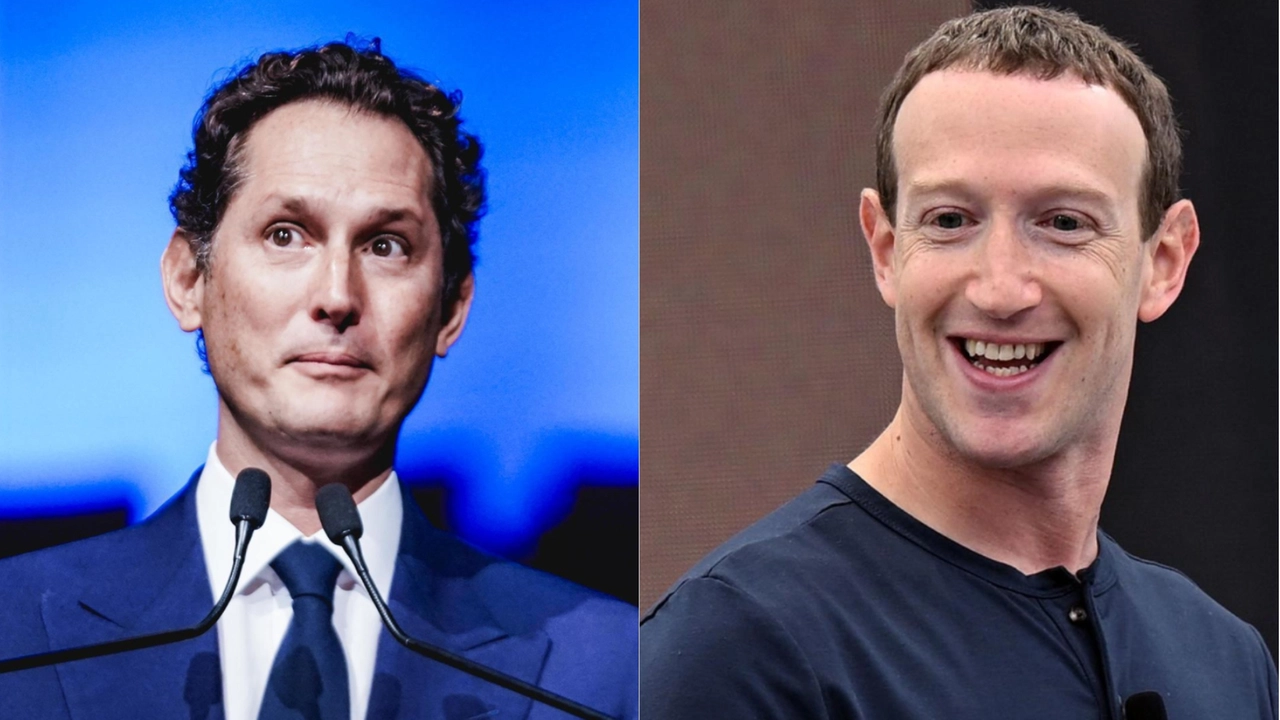 John Elkann e Mark Zuckerberg