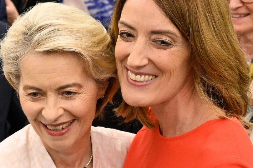 URSULA VON DER LEYEN E ROBERTA METSOLA