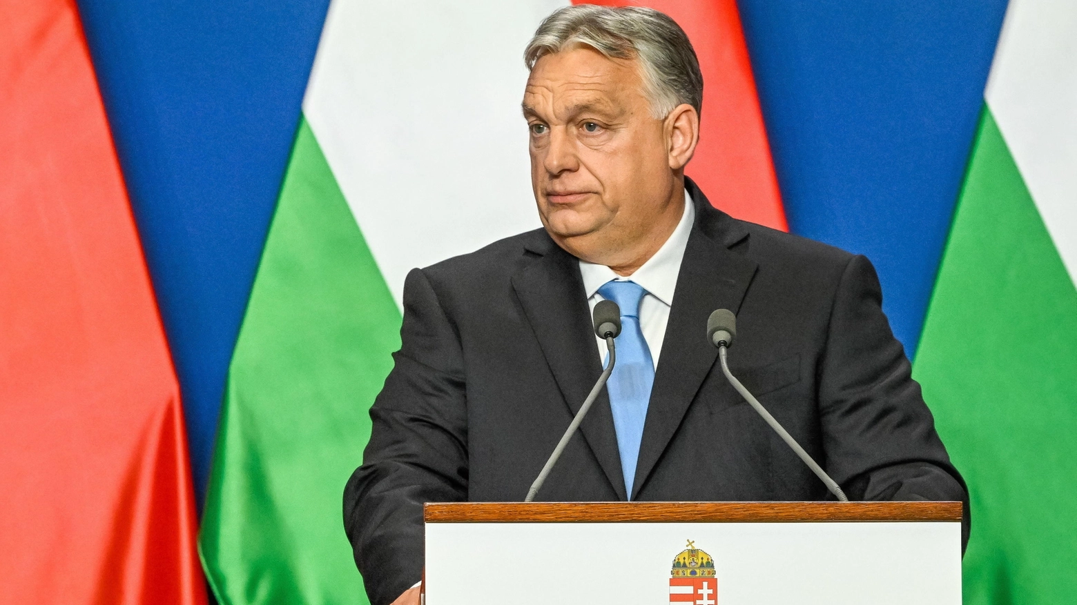 Viktor Orban, premier ungherese, ha dichiarato che la Ue è "a pochi centimetri dalla distruzione" (Ansa)