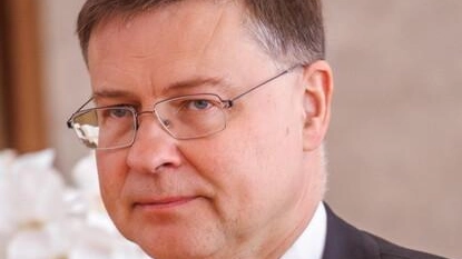 Valdis Dombrovskis, 53 anni, lettone. Nella nuova Commissione Ue avrà la delega alle Politiche fiscali