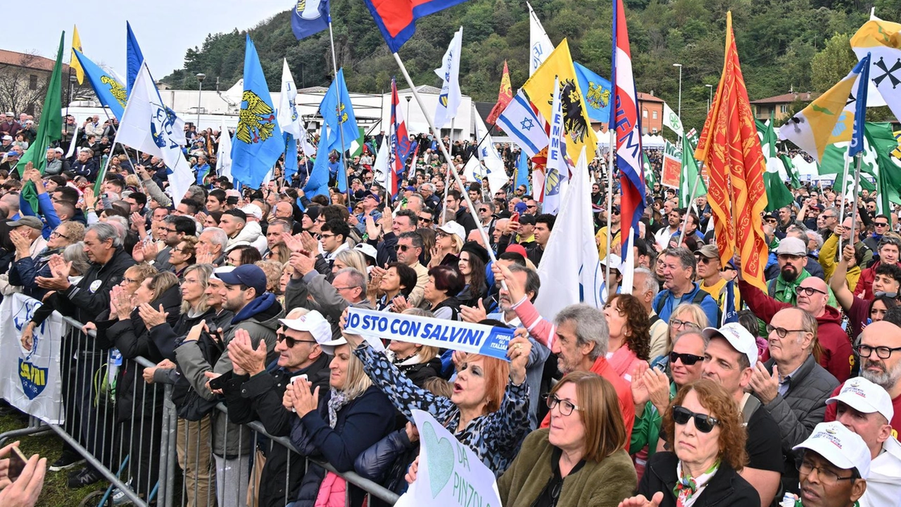 Il popolo della Lega al tradizionale raduno di domenica a Pontida