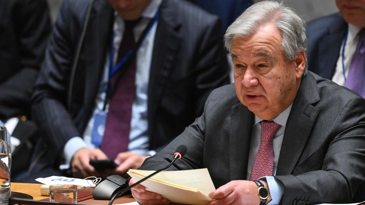 Antònio Guterres, segretario generale delle Nazioni Unite