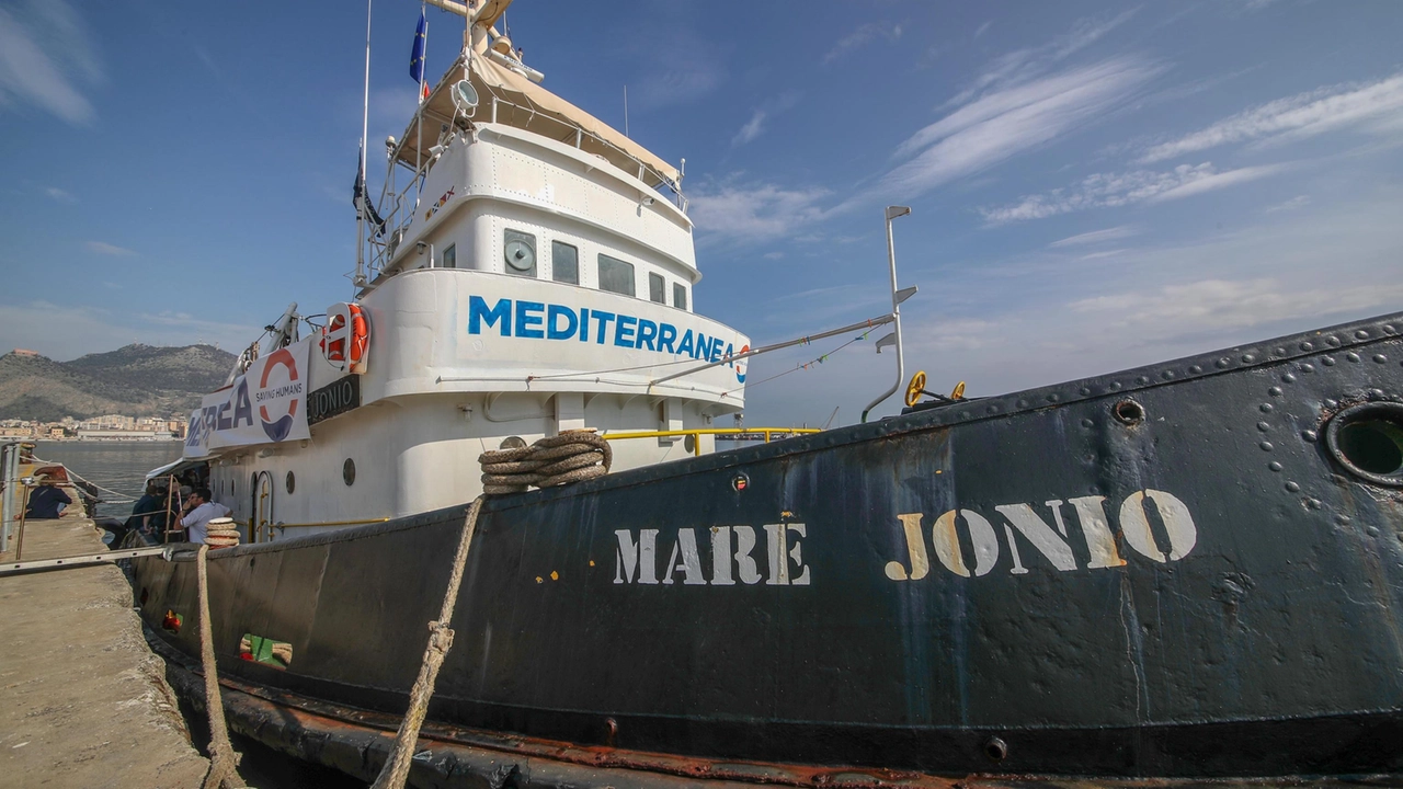 La nave Mare Jonio della Ong Mediterranea