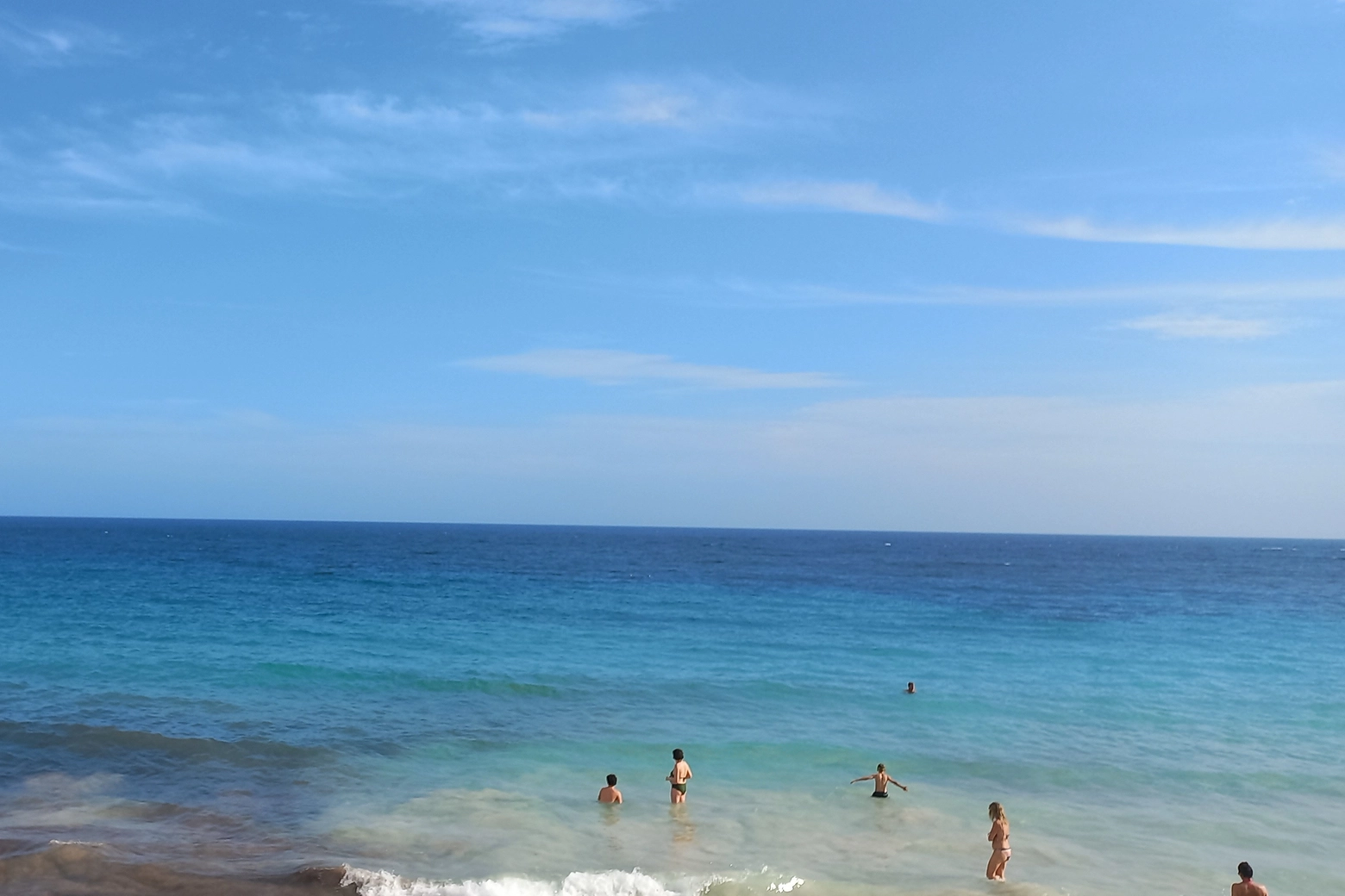 La spiaggia di Cala Azzurra a Favignana