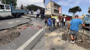 Bomba d'acqua nel Napoletano, frane e smottamenti sulle strade. I sindaci: “È anche colpa del bradismismo”