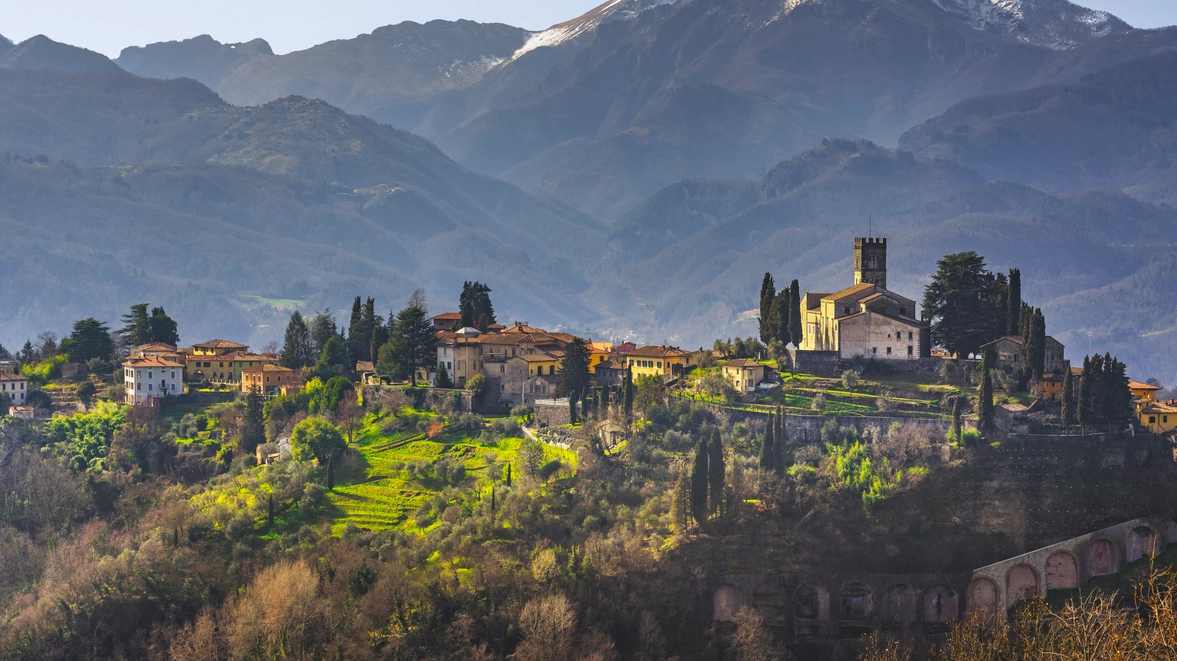 Il paese di Barga, in Garfagnana