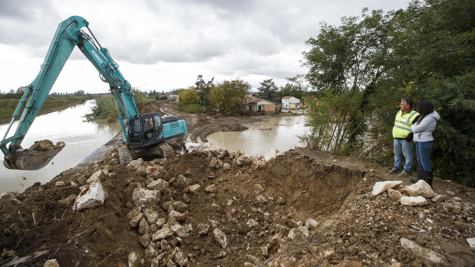 Priolo, su Bologna si è scaricata una slavina d'acqua