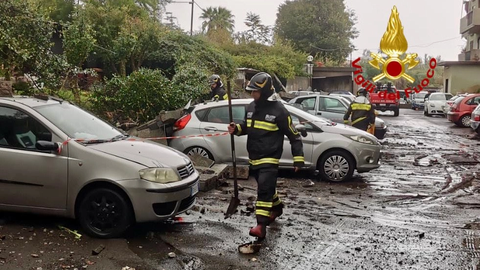 Ondata di maltempo a Catania