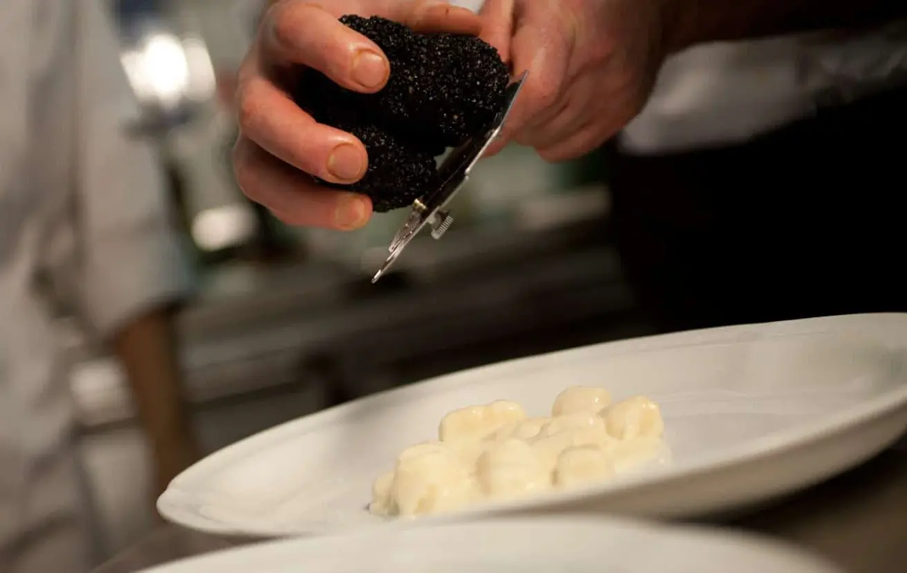 Gnocchetti di patate alla crema di formaggi e tartufo nero della Lessinia