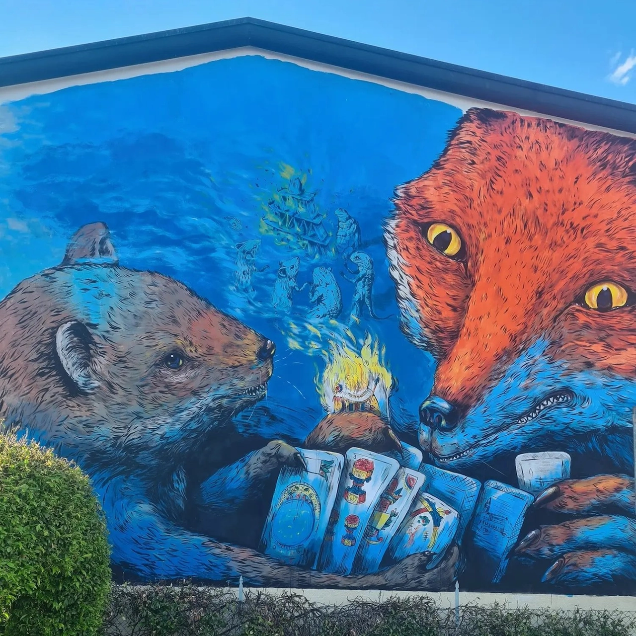 Il primo murale del Wonderwallà fest