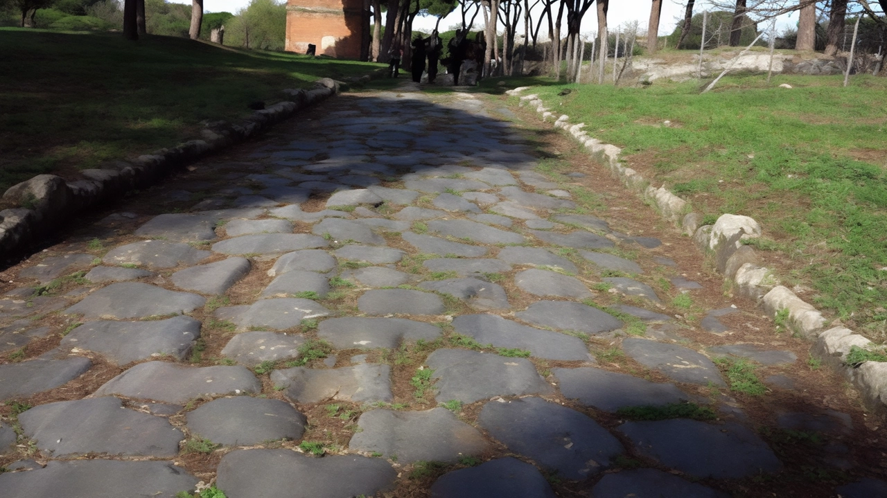 La tomba Barberini nel Parco archeologico della via Appia Antica a Roma