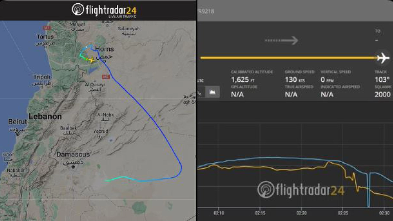 ++ Media, 'mistero su aereo con Assad sparito dai radar' ++