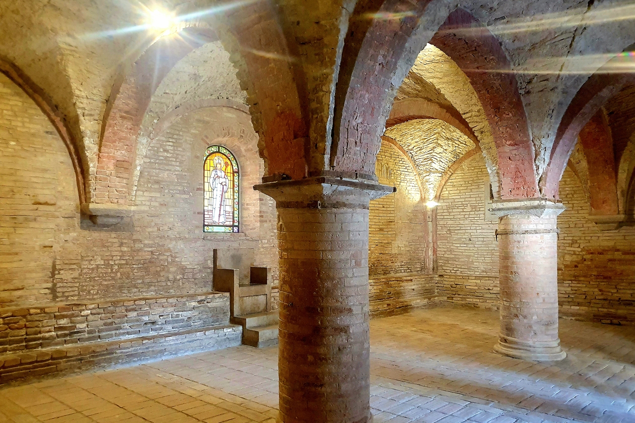 ABBAZIA DI FIASTRA - La Sala del Capitolo