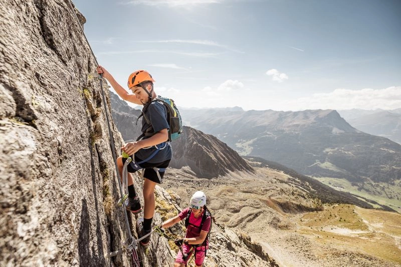 La via ferrata Goldgrat