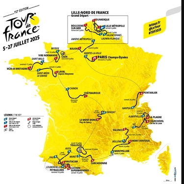 Tour de France 2025, tutte le tappe. La Grande Boucle resta a casa e rende omaggio ai suoi campioni