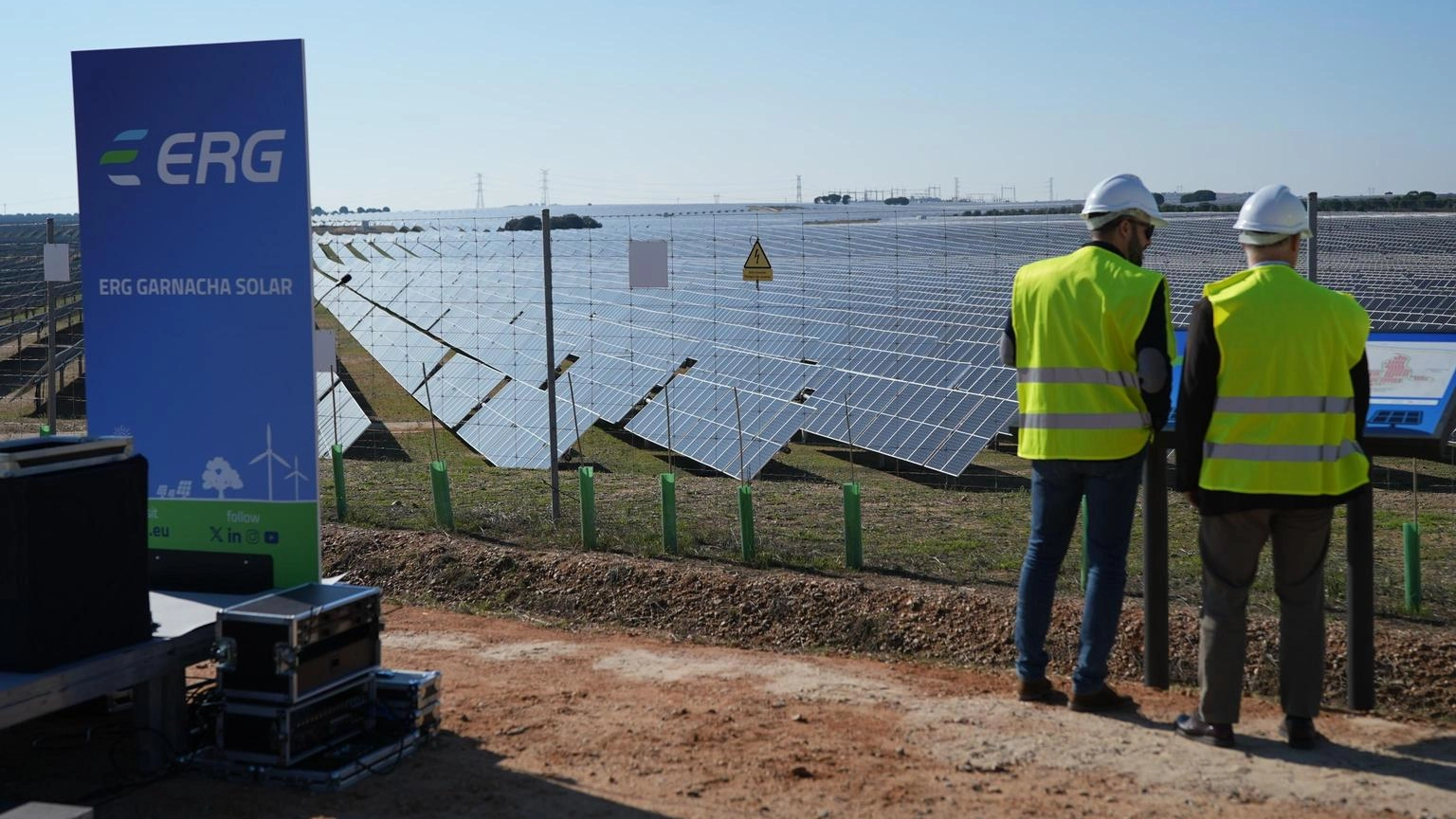 Erg inaugura in Spagna il suo parco solare più grande d'Europa