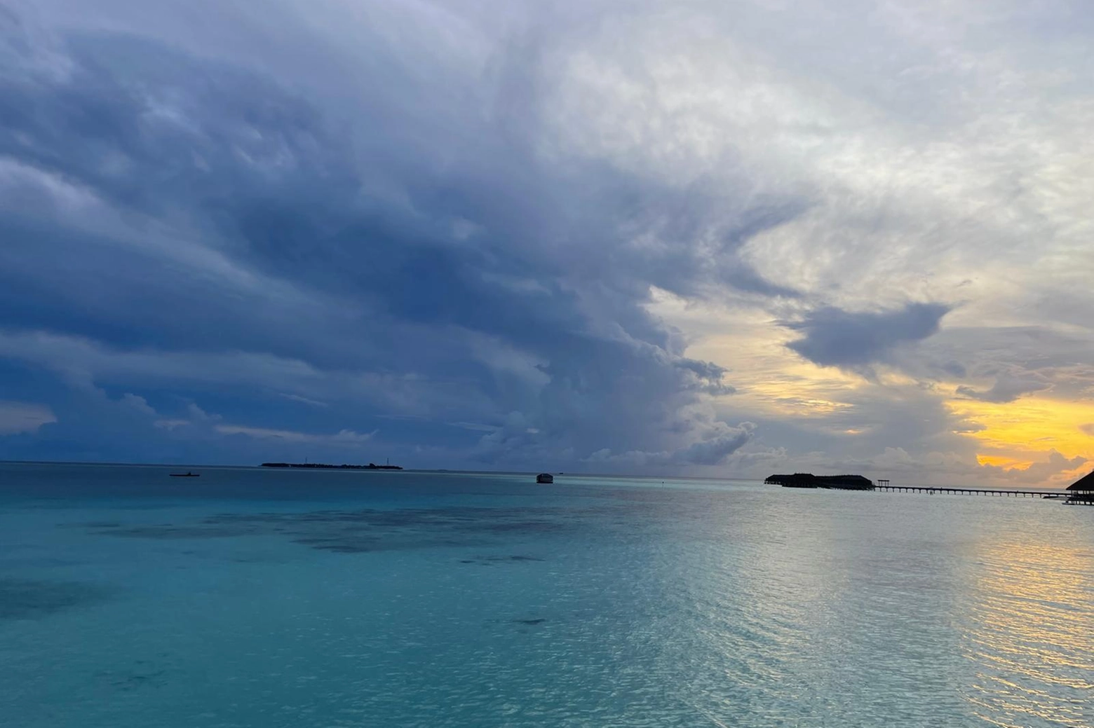 Il sereno dopo il temporale, Atollo di Ari, Maldive (foto di Monica Guerci)