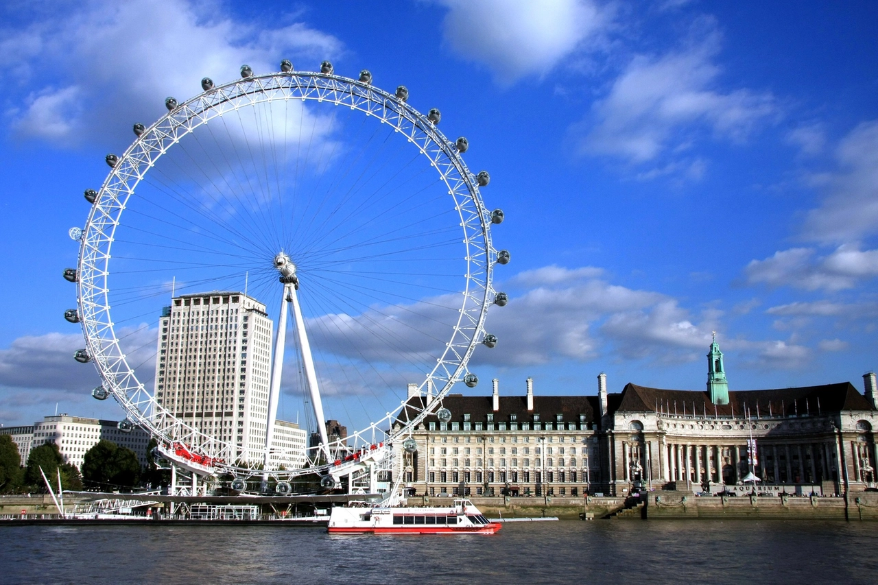 Il London eye a Londra