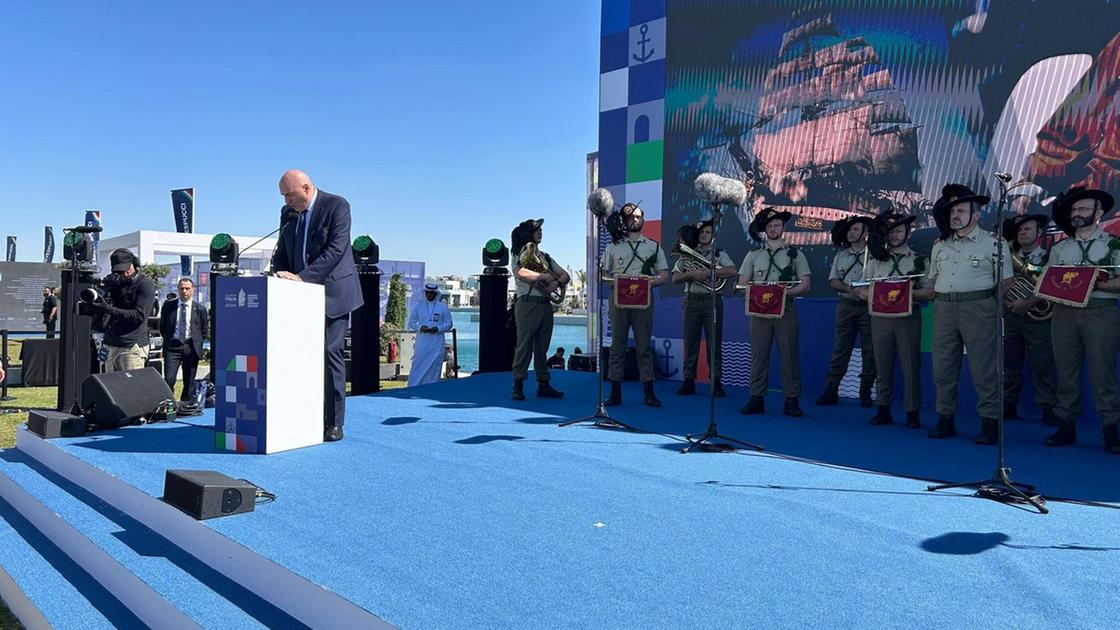 Inaugurato il Villaggio Italia di Gedda: Amerigo Vespucci verso il tour Mediterraneo