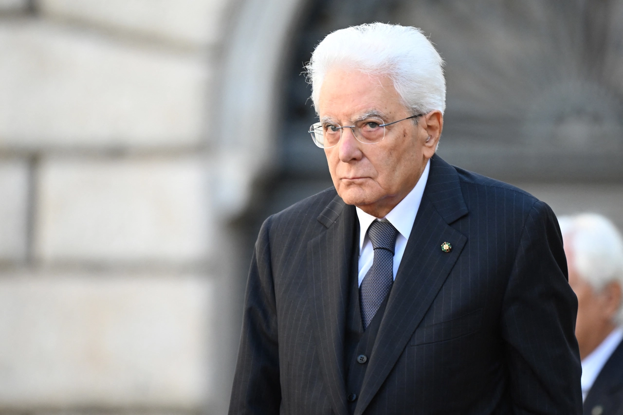 Sergio Mattarella in una foto d'archivio (Ansa)