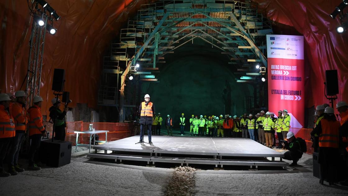 Alta velocità ferroviaria: completato lo scavo della galleria Brescia Verona