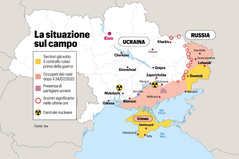 La situazione sul campo