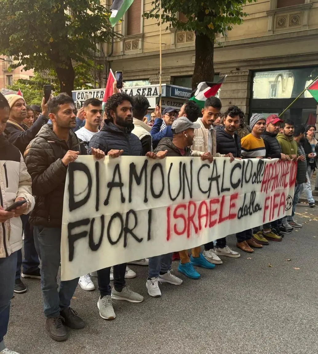 Italia-Israele ad alta tensione. Corteo e fischi durante l’inno