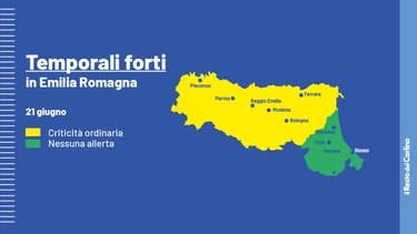 Allerta gialla domani in Emilia Romagna: temporali intensi, come cambia il clima