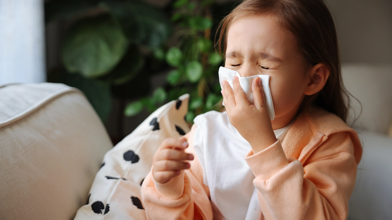 Bambini esposti alle allergie dovuti al cambiamento climatico