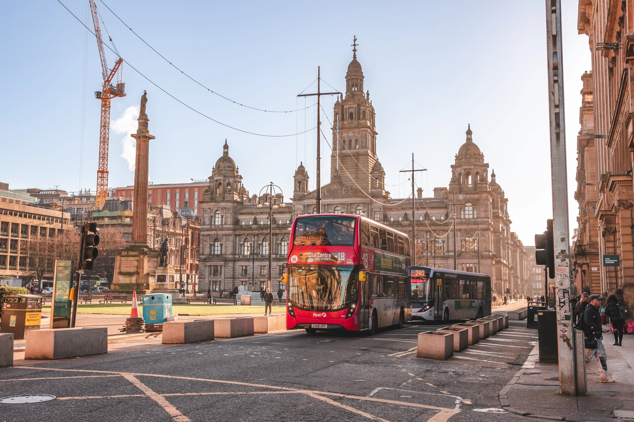 La città di Glasgow, in Scozia