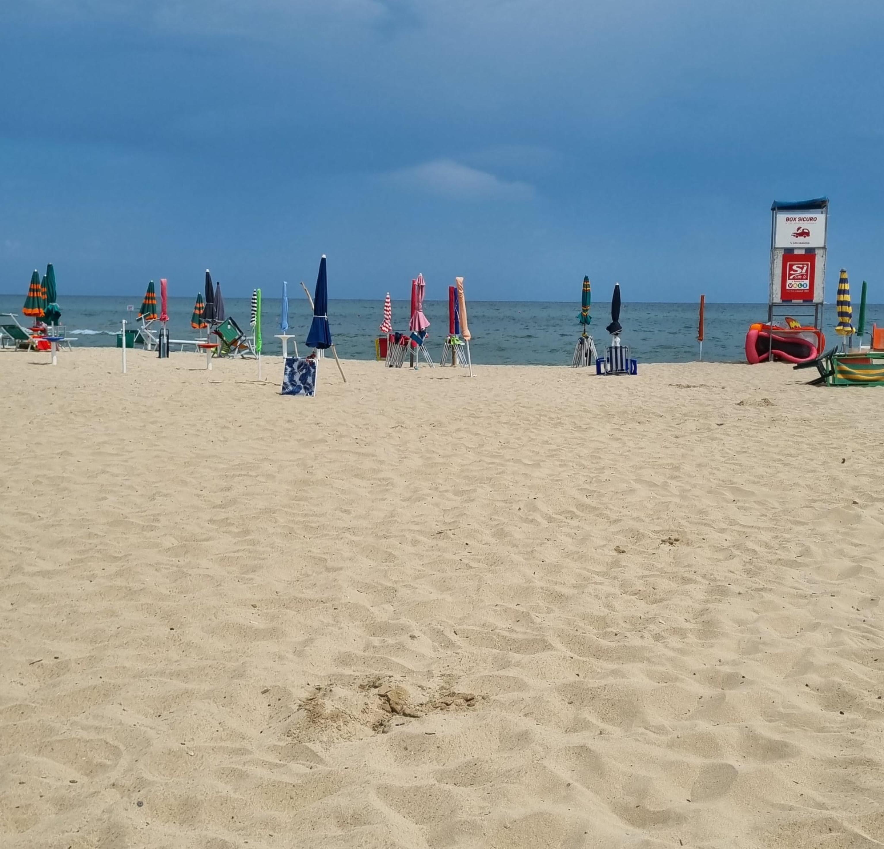 Fulmine spiaggia 