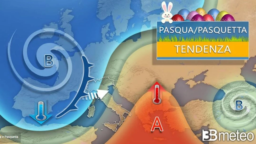 Le previsioni meteo di Pasqua e Pasquetta