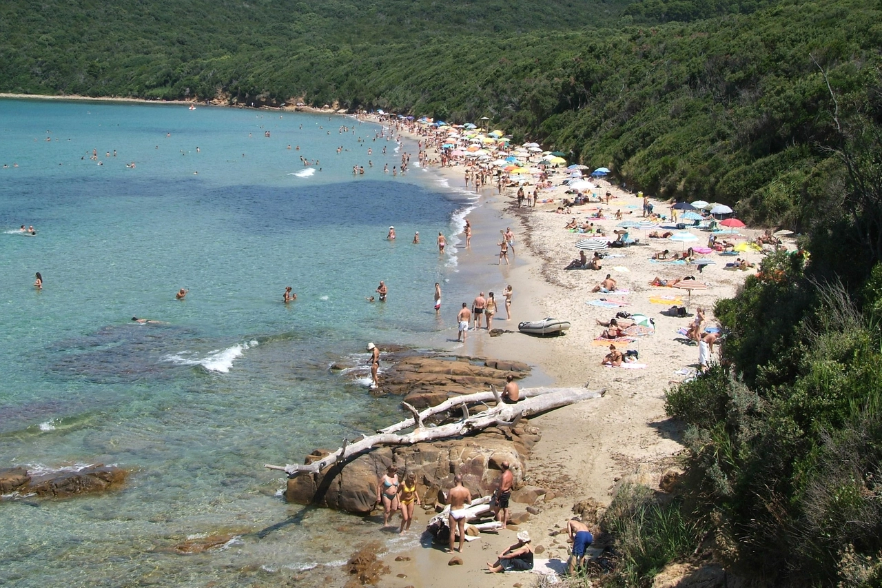 La spiaggia di Cala Violina, perla della Matremma