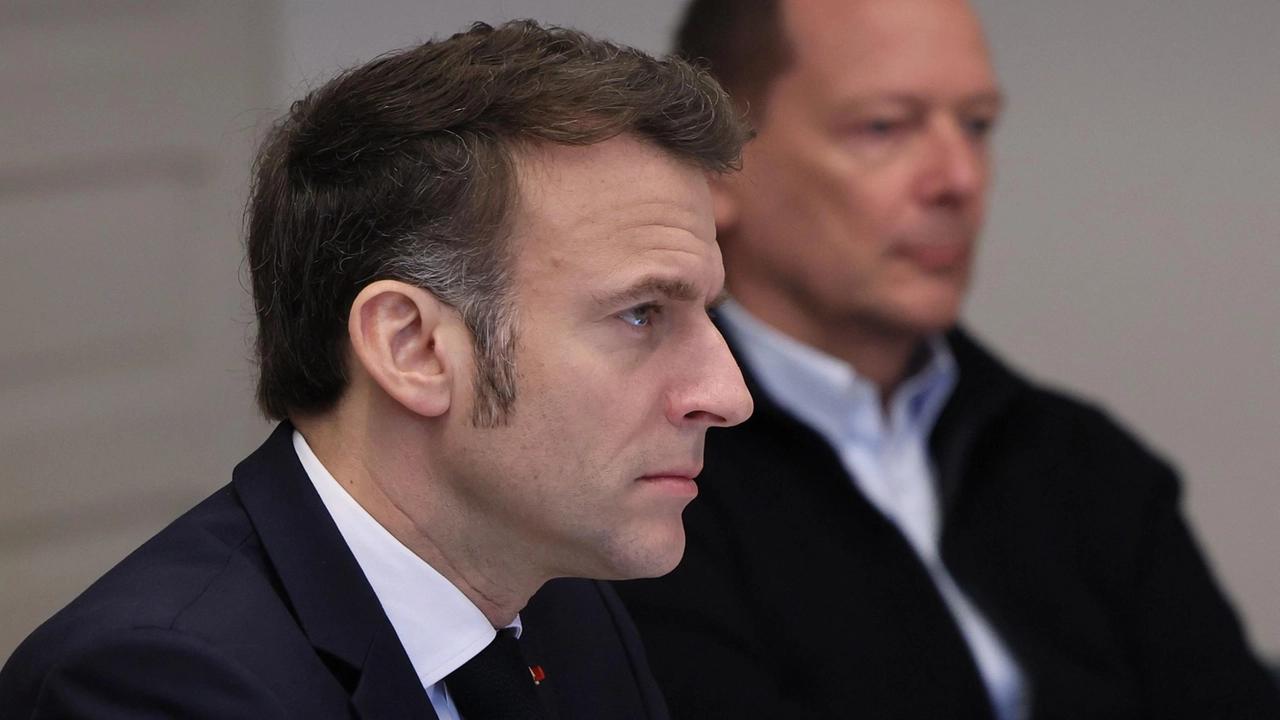 Il presidente francese Emmanuel Macron (Ansa)