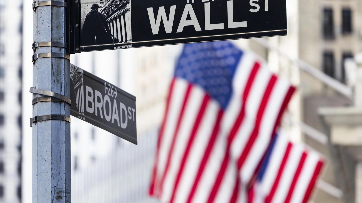 Wall Street apre debole, Dj -0,21%, Nasdaq +0,10%