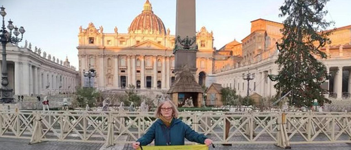 I Regeni in piazza S.Pietro con striscione, 'Verità per Giulio'