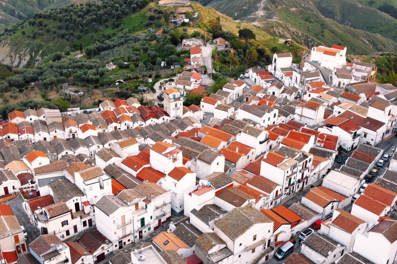 Pisticci, le casette bianche del Rione Dirupo