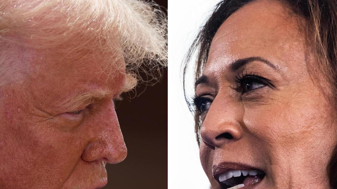 Harris e Trump si stringono la mano a inizio dibattito