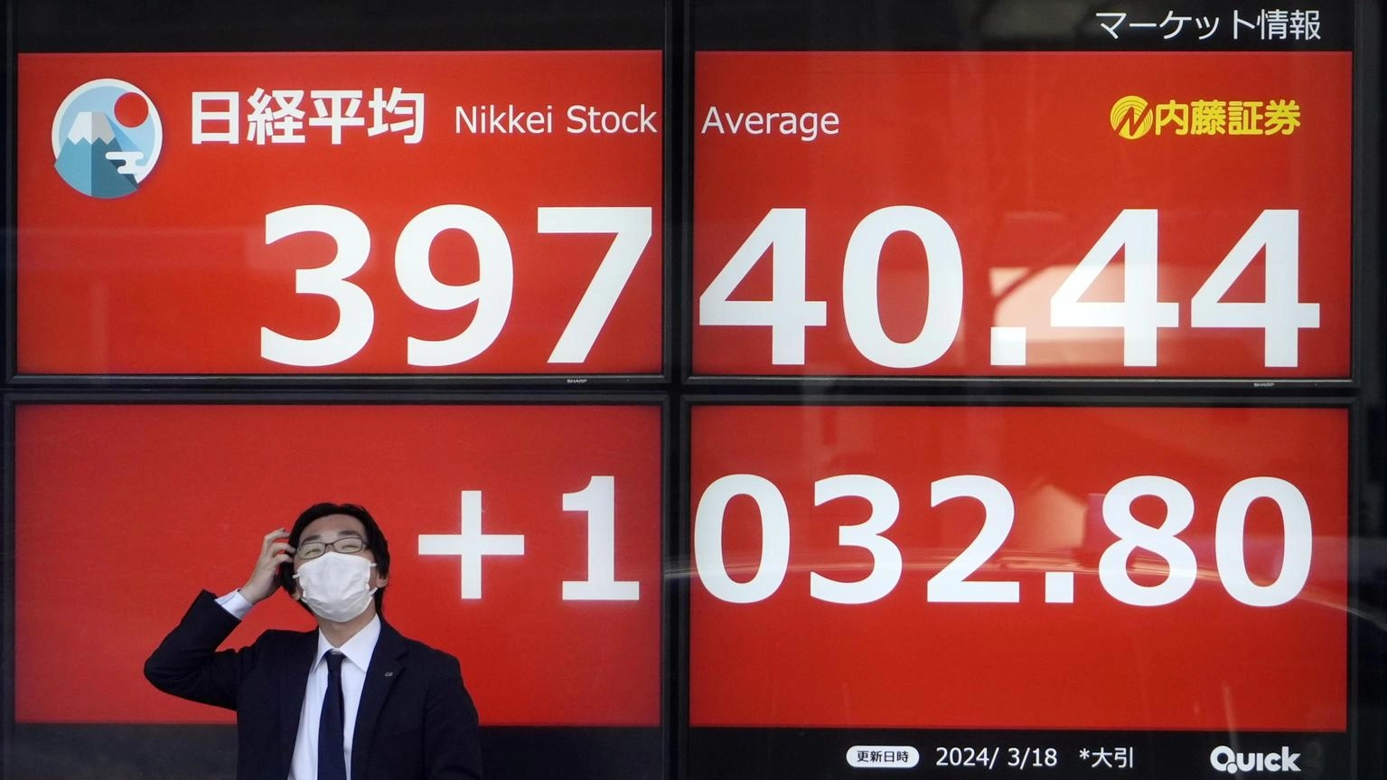 Borsa: Tokyo, apertura in rialzo (+0,35%)