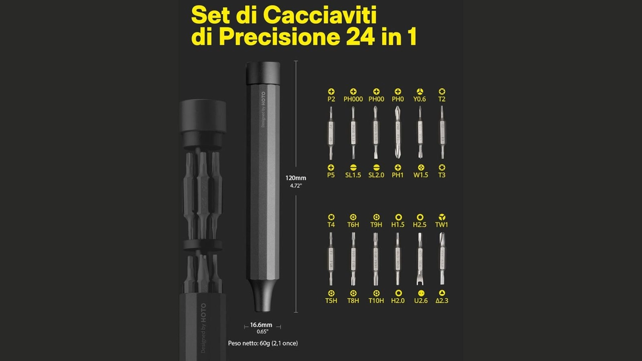 set cacciaviti HOTO