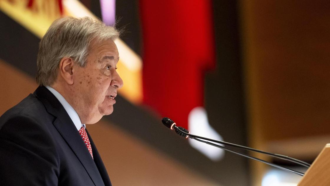 Antonio Guterres sostiene il piano egiziano per la ricostruzione di Gaza