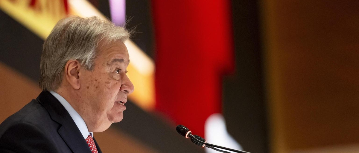 Antonio Guterres sostiene il piano egiziano per la ricostruzione di Gaza