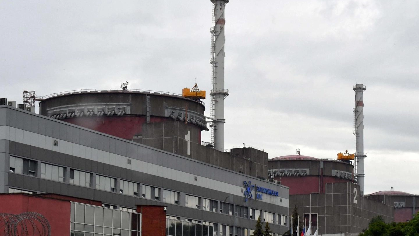 La centrale nucleare di Zaporizhzhia, controllata dalle truppe russe dal maggio 2022