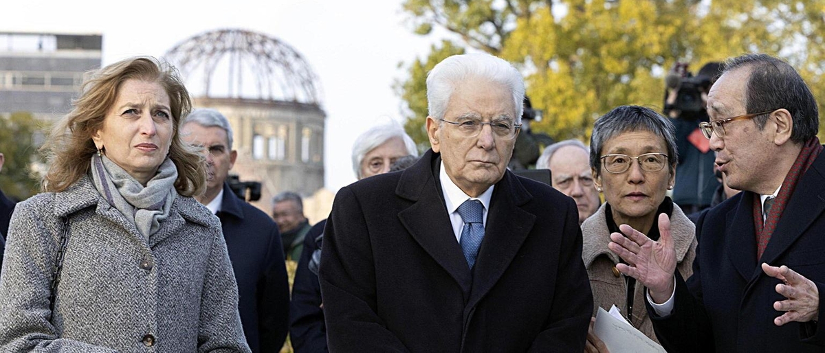 Mattarella a Hiroshima. Affondo contro la Russia: 