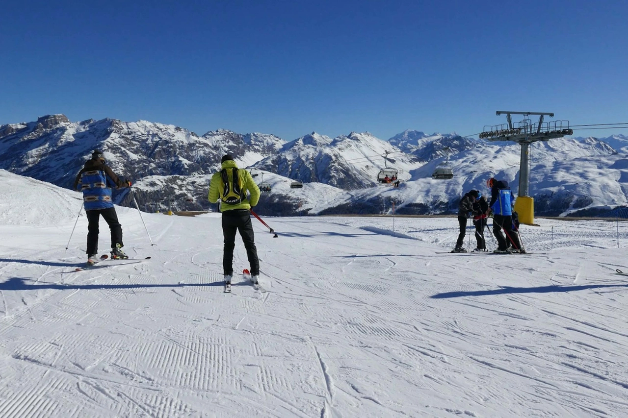 Pista di sci a Livigno